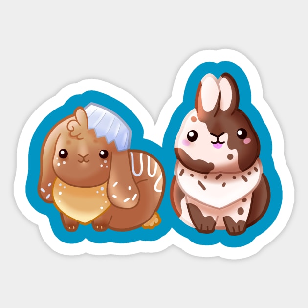 Sweet Bunny Bunch Sticker by SharpieSam